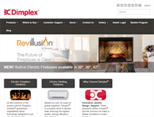 Tablet Screenshot of dimplex.com