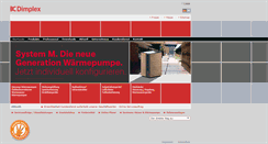 Desktop Screenshot of dimplex.de
